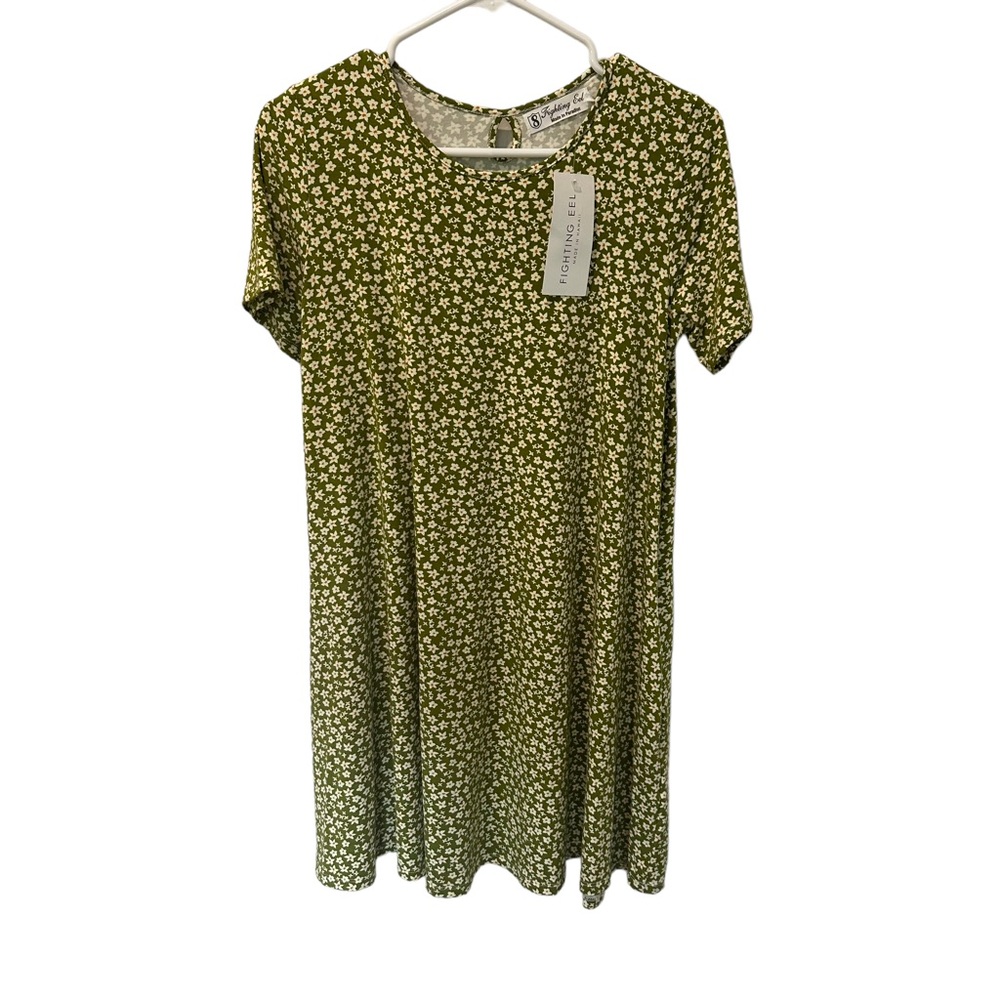 Fighting Eel Dress Shari Meadow Mini Floral NWT